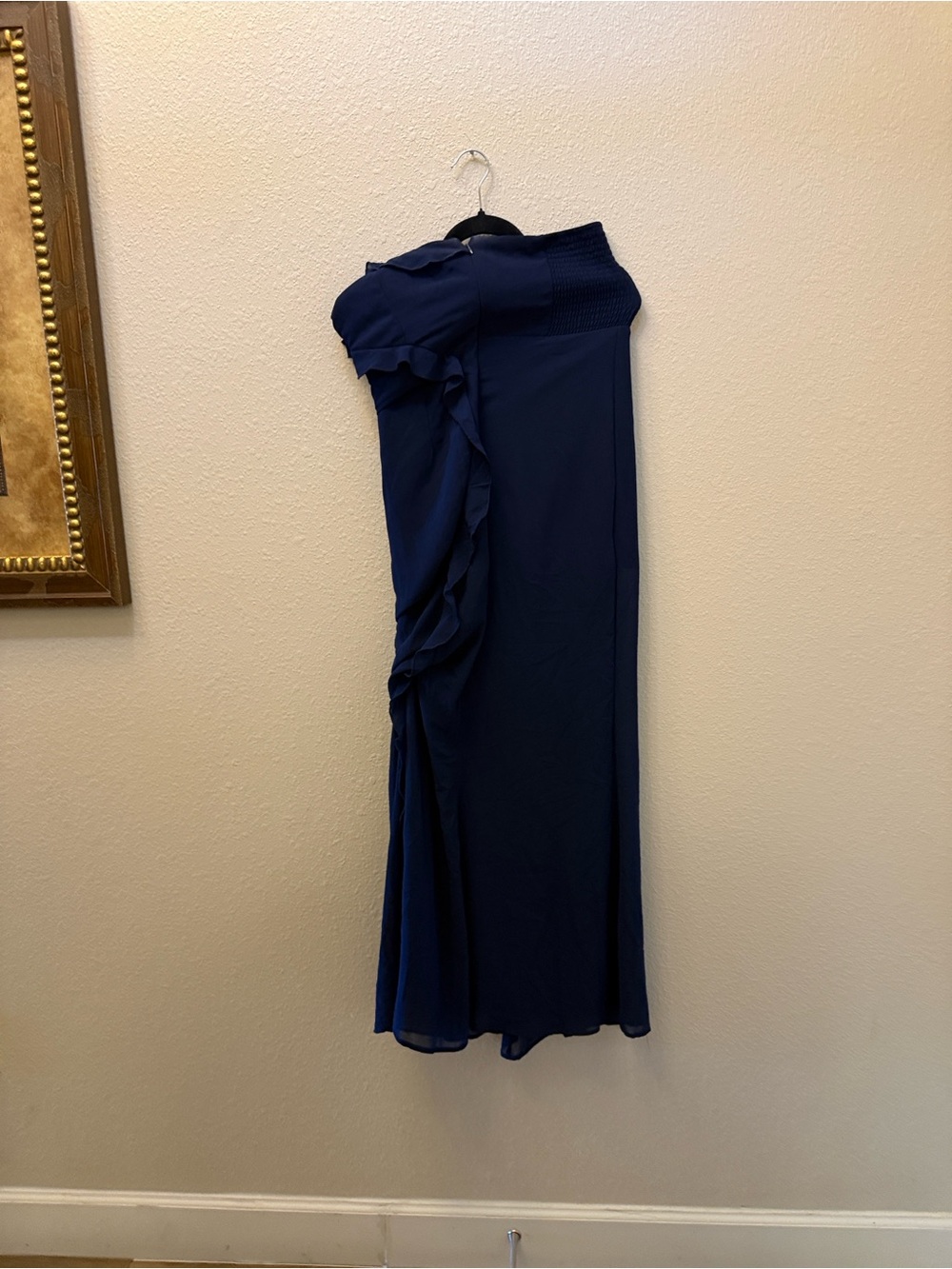 Lulu's Navy Ruffle Maxi Dress - Picture 5 of 5